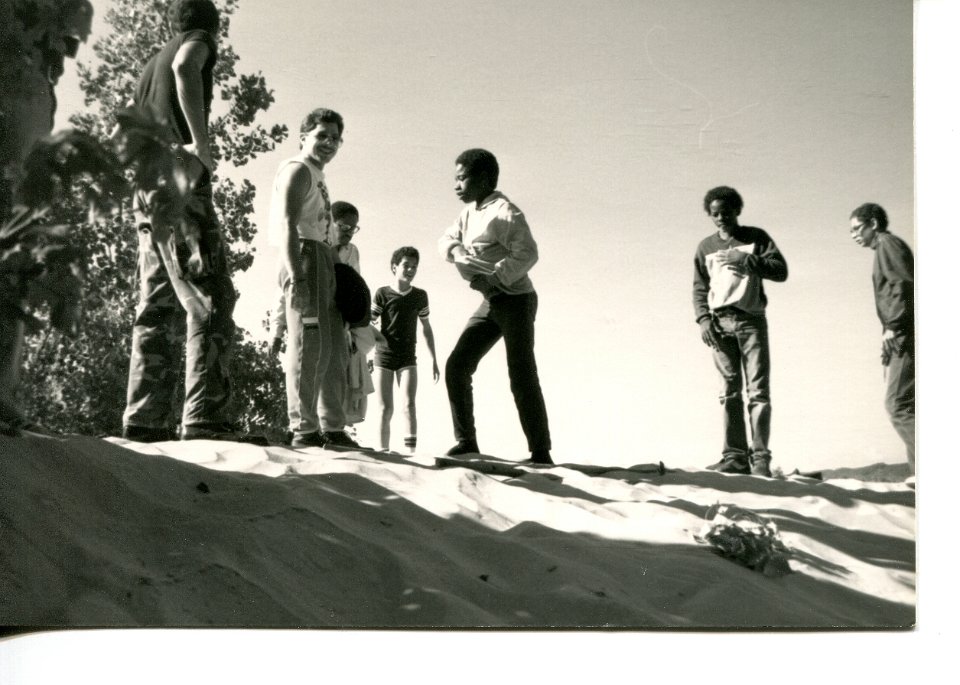 Campers Ready for Devil's slide